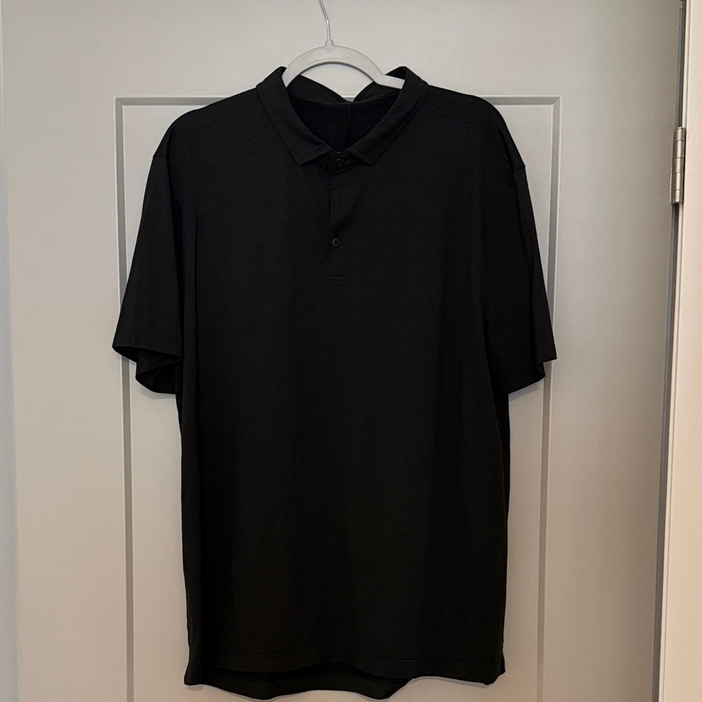 lululemon athletica Classic Black Polo Shirt